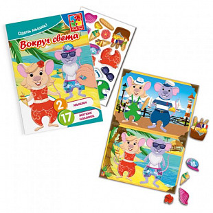 Набор для творчества Vladi Toys Мягкие наклейки VT4206-33