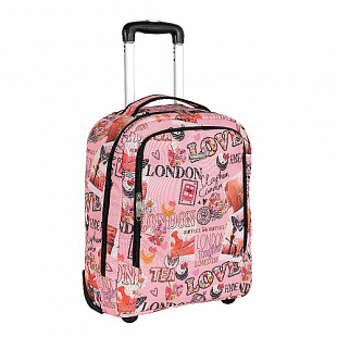 Чемодан малый Polar П7121 light pink