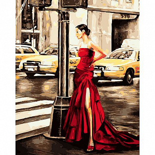 Картина по номерам Picasso Девушка в красном PC4050134