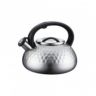 Чайник из нержавеющей стали Peterhof со свистком PH-15648 3л