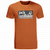 Футболка мужская Jack Wolfskin Logo T M desert orange