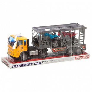 Инерционная машина Shenzhen Toys Автовоз с 2 машинами 8268-107