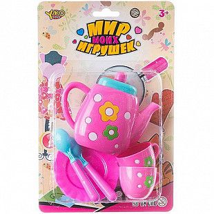 Набор посуды YAKO "Чаепитие", серия Мир micro Игрушек M6010-1