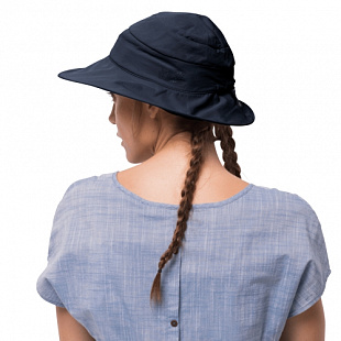 Шляпа летняя женская Jack Wolfskin Supplex Atacama Hat Women midnight blue 1905832-1910
