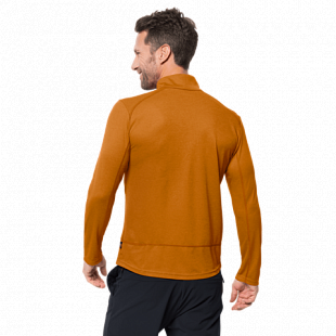 Пуловер мужский Jack Wolfskin Sky Range Halfzip M rusty orange
