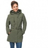 Пальто женское Jack Wolfskin Kimberley Coat woodland green