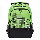 Рюкзак школьный GRIZZLY RU-130-4 /4 black/light green