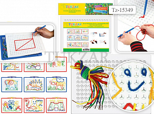Пластиковая доска Tukzar для вышивания Рисуем Шнурком TZ 15349