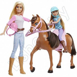 Игровой набор Barbie Барби и Стейси с лошадью (GXD65)