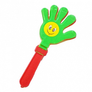Ладошка-трещотка болельщика Zez Sport 19CM green
