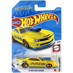 Машинка Hot Wheels Базовой коллекции 10 Pro Stock Camaro 149/250 (5785 GRY72)