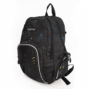 Рюкзак Polar 17303 Black ( с желто-синими вкраплениями)