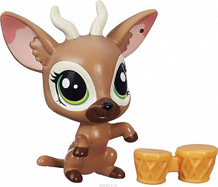 Кукла Littlest Pet Shop Антилопа Бонго с барабанами (B2167 A8229)