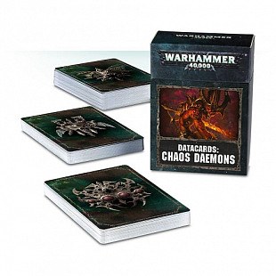 Набор карт Games Workshop Warhammer Datacards: Chaos Daemons