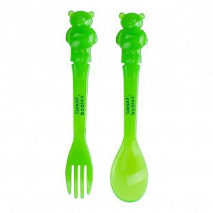 Детский обеденный набор Canpol babies 6м+ (2/422) green
