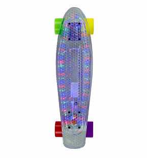 Penny board (пенни борд) Maxcity Plastic Board LED Small Multicolor