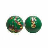 Мяч 1Toy Fifa-2018 Забивака Кубок и Город 23см Green Т11840