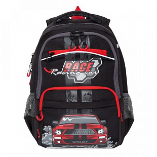 Школьный рюкзак GRIZZLY RB-054-1 black