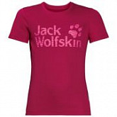 Футболка детская Jack Wolfskin Jungle T Kids azalea red