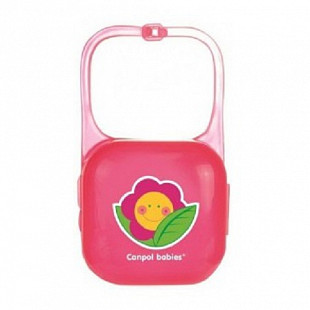 Контейнер Для пустышки Canpol babies Счастливый сад 2/927 Pink