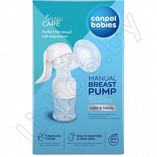 Ручной молокоотсос Canpol babies Manual Breast Pump (12/216)