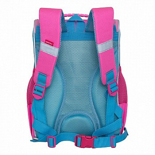 Рюкзак школьный GRIZZLY RAm-084-3 /1 light blue/honeysuckle
