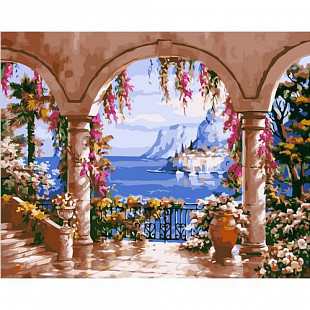 Картина по номерам Picasso Вид на бухту PC4050071