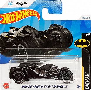 Машинка Hot Wheels Базовой коллекции Batman: Arkham Knight Batmobile 149/250 (5785 HTB22) mainline 2024