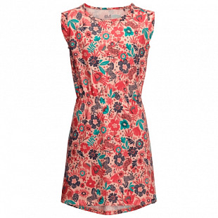 Платье детское Jack Wolfskin Lily Lagoon Dress desert rose all over