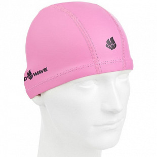Шапочка для бассейна (плавания) взрослая Mad Wave PUT Coated pink