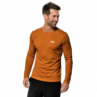 Термофутболка мужская Jack Wolfskin Sky Range rusty orange