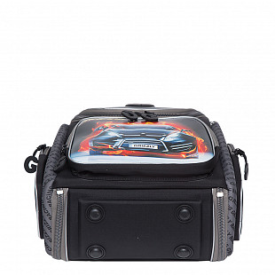 Рюкзак школьный GRIZZLY RAr-081-8 /2 black/grey