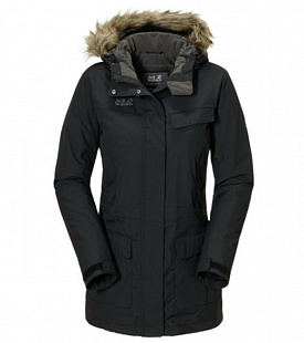 Куртка женская Jack Wolfskin Alberta Parka Women black