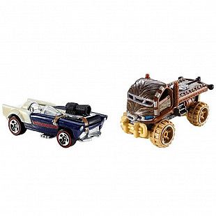 Набор машинок Hot Wheels Звездные войны Чубакка и Хан Соло (CGX02)