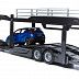 Автовоз Bburago Mercedes Benz Actros + машинка Bburago Ford Renault Captur (18-31456/18-31457) red