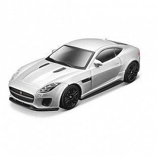 Машинка Bburago 1:43 Jaguar F-Type R Dynamic (V6) (18-30000/18-30383) silver