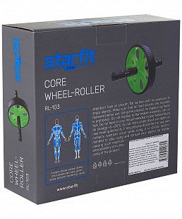 Ролик для пресса Starfit RL-103 black/green