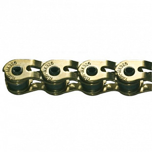 Велоцепь с замком Clark`s CL918 Half Link 1/2"x1/8", 1 скорость/BMX, 102 звена chromium 3-200