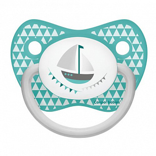 Пустышка Canpol babies силиконовая Ортодонтическая 0-6 мес Let’s Celebrate 1шт 23/279promexp_blu