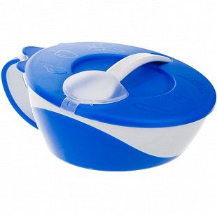 Миска Canpol babies с ложкой 9м+ 350 мл (31/406_blu) blue