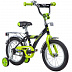 Велосипед Novatrack Astra 14" (2019) Black/Green 143ASTRA.BK9