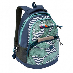 Рюкзак GRIZZLY RD-951-4 blue leafs