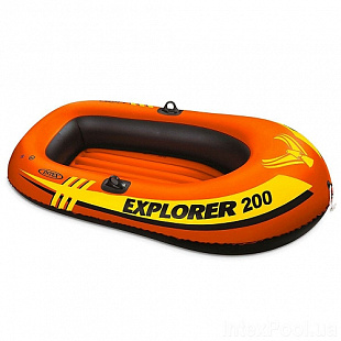 Лодка надувная Intex 2-х местная Explorer 200 Без комплекта 58330NP