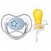 Пустышка Canpol babies Newborn Baby Латексная Круглая 6-18 мес. (22/432) blue