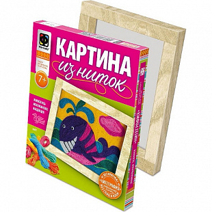 Творческий набор Fantazer 67763 Картина из ниток «Кит» 409001