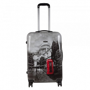 Чемодан средний Polar 24" 2-ой РА026 grey