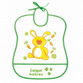 Слюнявчик Canpol babies Клеенчатый с карманом Кролик (2/919)