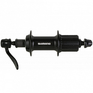 Велосипедная втулка задняя Shimano fh-tx800-qr tourney tx 8/9/10 ск. с эксцентриком black ZSM77004
