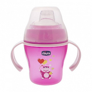 Чашка-поильник Chicco Transition Cup 200 мл 6+ мес 00006823120000 pink