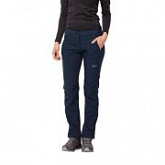 Брюки женские Jack Wolfskin Zenon Softshell Pants Women midnight blue